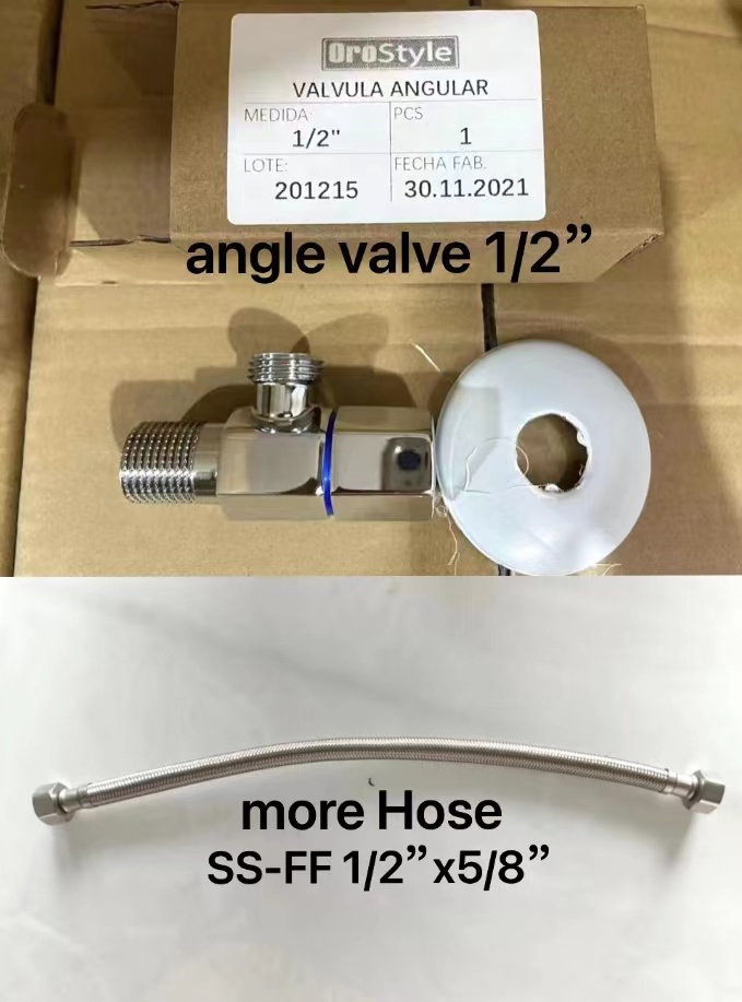 SS304 ANGLE VALVE FF1/2